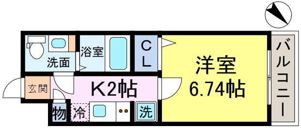 La Douceur新小岩の間取り