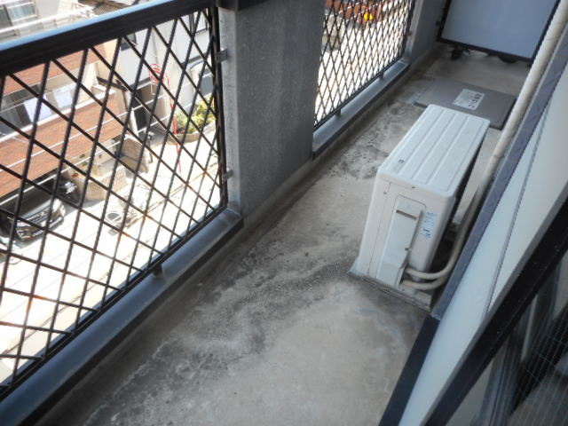 シティマンションのバルコニー