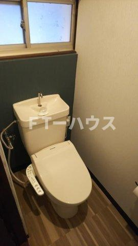 北欧風ヴィンテージリノベ戸建のトイレ