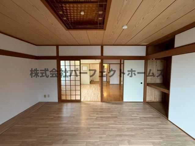 富田マンションの居間・リビング|おしゃれなリビングです