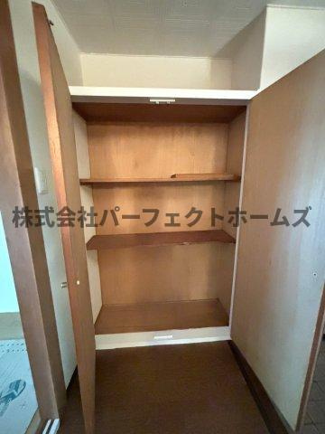 富田マンションの収納|収納豊富です