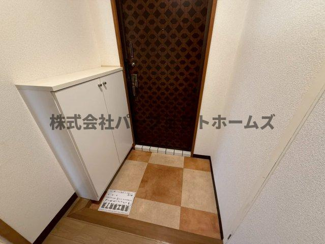 富田マンションの玄関|シンプルで使いやすい玄関です