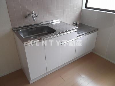 【キッチン】 | エルハイツ | お料理しやすいキッチンです