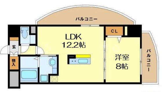 【間取り】 | LaSante梅田北