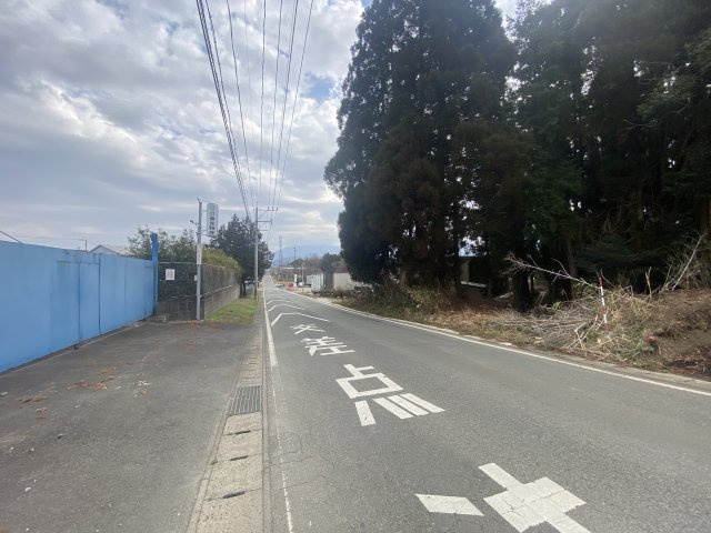 【前面道路含む現地写真】 | 阿蘇郡西原村大字布田