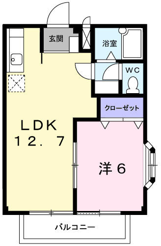 アネックス加藤Ｂの間取り