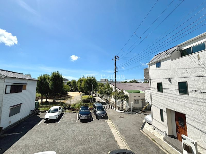 住吉宮町1丁目新築戸建の展望|【View from the balcony】～３階～眺望。そこに広がるは表情豊かな四季折々の景観！