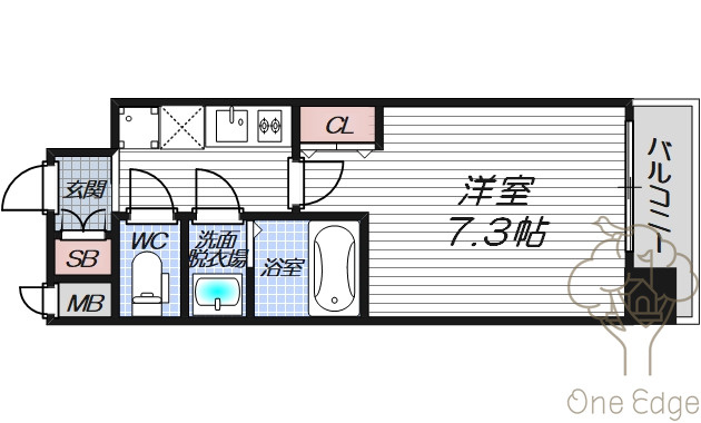 LIVIAZ SHIN-OSAKA Cielの間取り