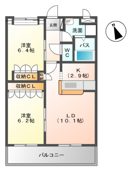 ファームタウン桜の間取り