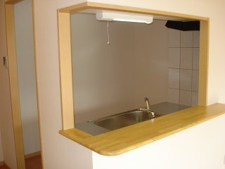 ファームタウン桜のキッチン|カウンターキッチン