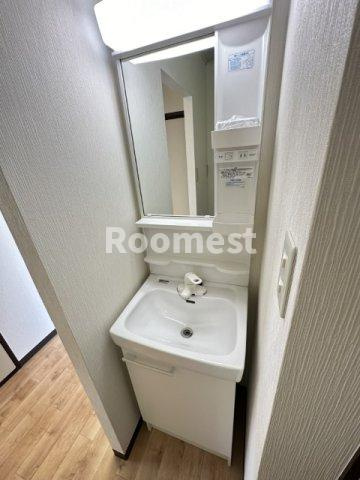 シャイニーKの洗面所|コンパクトで使いやすい洗面所