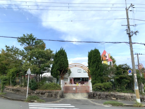 茨木市山手台6丁目　戸建の周辺|私立サニー幼稚園まで徒歩約15分です。