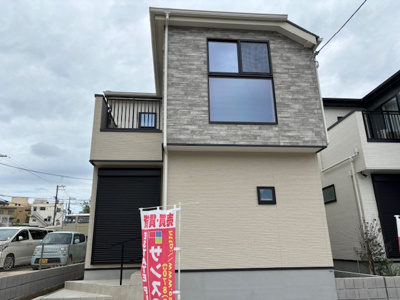 【外観】 | 神戸市須磨区高倉台1丁目　新築戸建A号棟　仲介手数料無料！ | 外観もきれいです