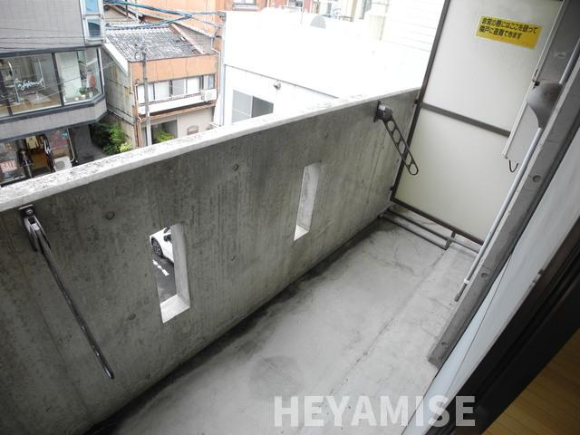 クオーレ鍛冶屋町のバルコニー