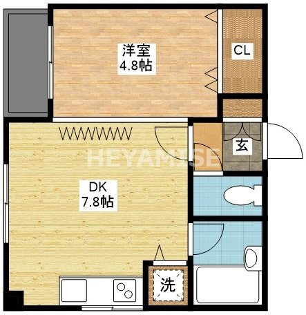 ネクスト鍛冶屋町の間取り