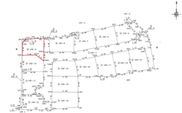 【土地図】 | 北区植木町岩野第5　全14区画 | ☆土地図☆