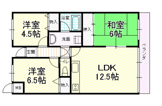 【間取り】 | フローラルコート