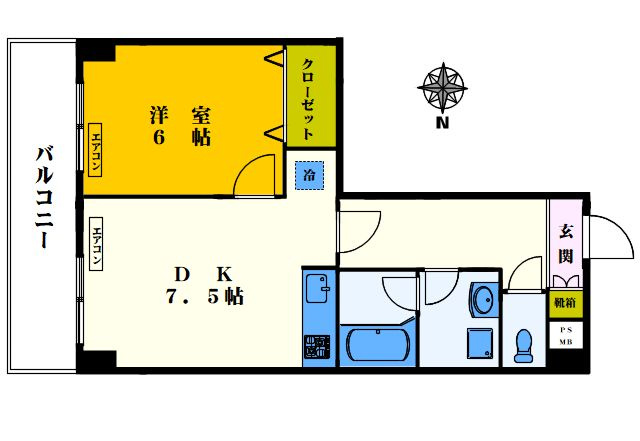 【間取り】 | グローリス中野