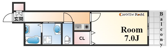 ウィンテージ神戸元町の間取り