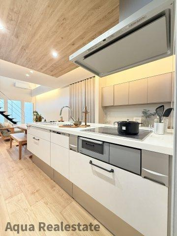 丸亀市飯野町西分　未入居モデルハウスのキッチン|きれいなキッチンです