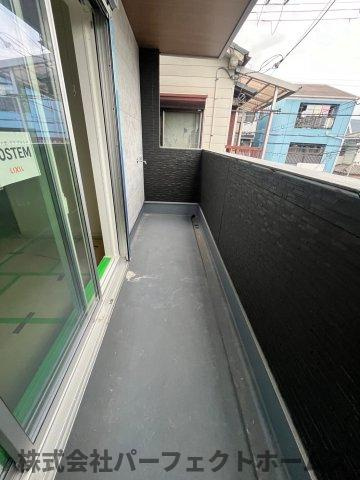 ユウトシタウン池之宮のバルコニー|暖かな日差しのふりそそぐバルコニー