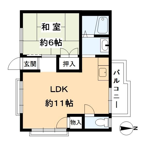 LA・LUNAの間取り