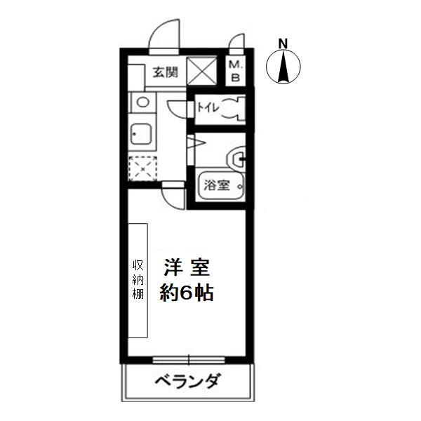 コンフォール雲井の間取り|バス・トイレ別！