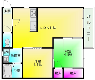 【間取り】 | 西岡ハイツ