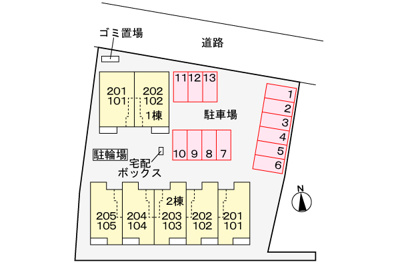 【駐車場】 | フェリーチェＢ | 駐車場