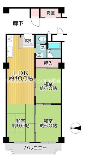 【間取り】 | メガロコープ関目