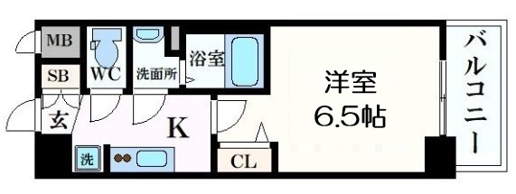 【間取り】 | プレサンスOSAKA DOMECITYスクエア