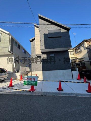 【前面道路含む現地写真】 | 明石市松が丘5丁目　新築戸建B号地　仲介手数料無料！ | 明石市松が丘5　新築B号地　仲介手数料無料！
