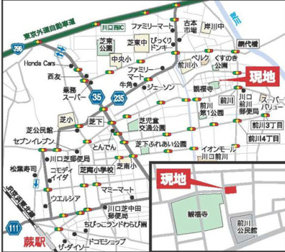【地図】 | 川口市　本前川一丁目1期　全3棟 | 本前川1丁目新築戸建てです♪
