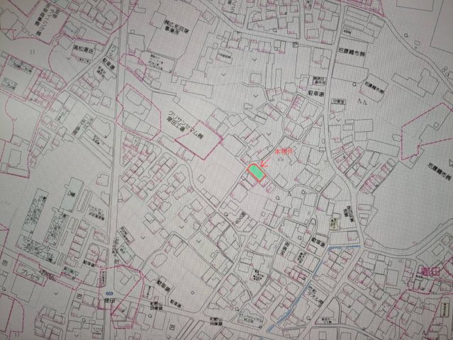 貝塚市窪田土地（更地）　約70坪の地図