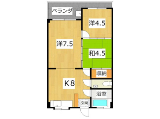 【間取り】 | 仲松ビル