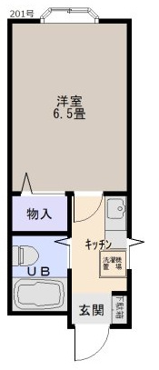長森マンション西棟の間取り