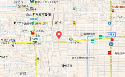 【地図】 | メリディアン西春