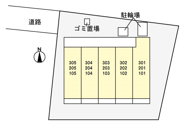 オリヴィエの区画図