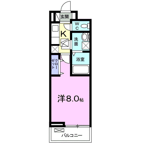 オリヴィエの間取り|間取図