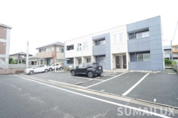 熊本市南区田井島３丁目のアパートの外観