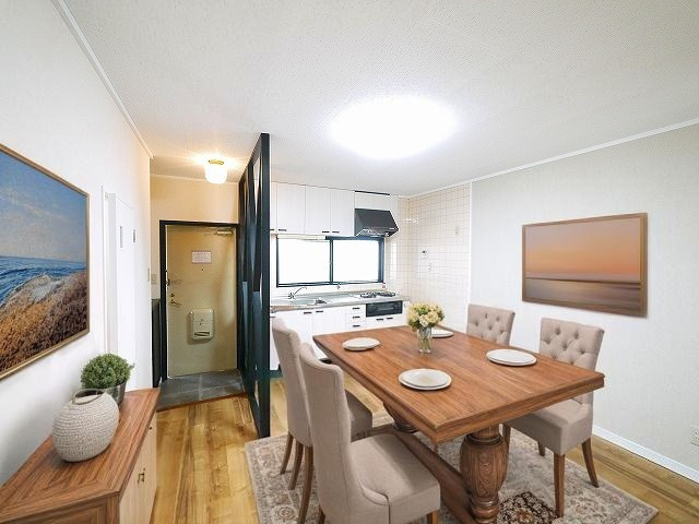 グローバルプラザの居間・リビング|CGで家具等を配置したもので家具等は含まれません