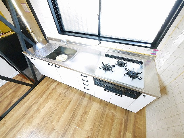 グローバルプラザのキッチン|きれいなキッチンです