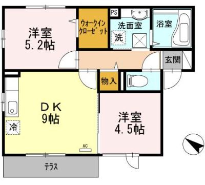 【間取り】 | メゾン松之浜Ⅱ