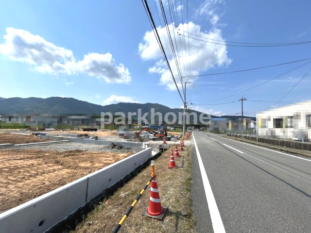 土佐市蓮池分譲地　Ⅱの前面道路含む現地写真|2024.8上旬