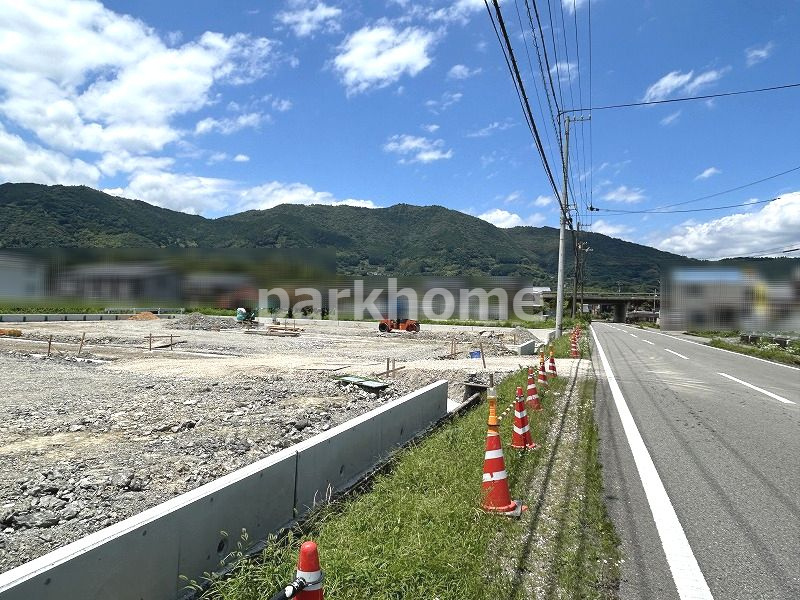 土佐市蓮池分譲地　Ⅱの前面道路含む現地写真|2024.7上旬