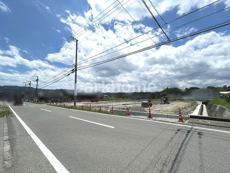 土佐市蓮池分譲地　Ⅱの前面道路含む現地写真|2024.7上旬