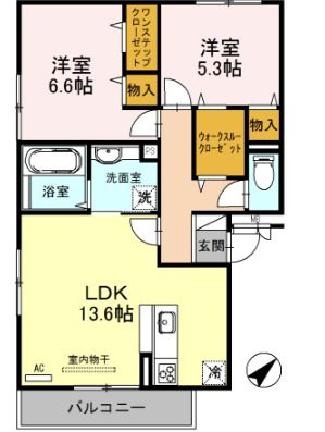 【間取り】 | abcdマンション綾園