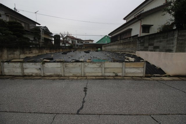 古河市中田の前面道路含む現地写真|2019年11月撮影