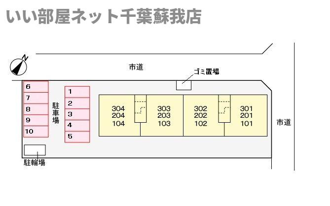 Ｔ＆ＭⅡの区画図