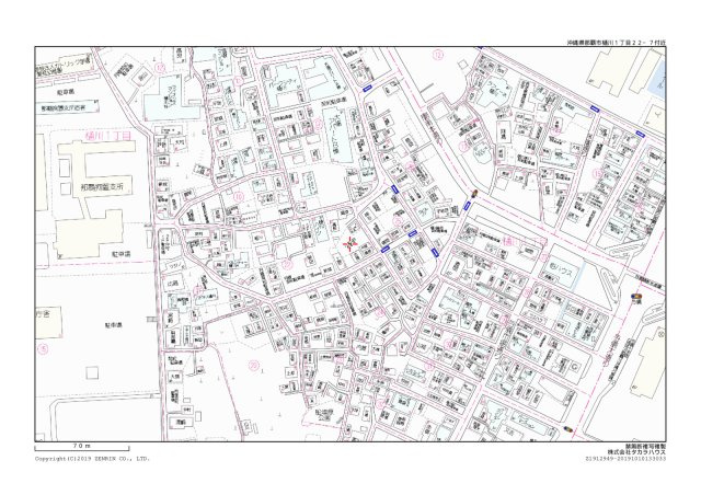 城間第4駐車場の地図